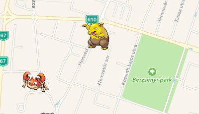 Rohanjatok az Arany J&aacute;nos utc&aacute;ba, egy Abra &eacute;s egy Pikachu is ott huncutkodik!