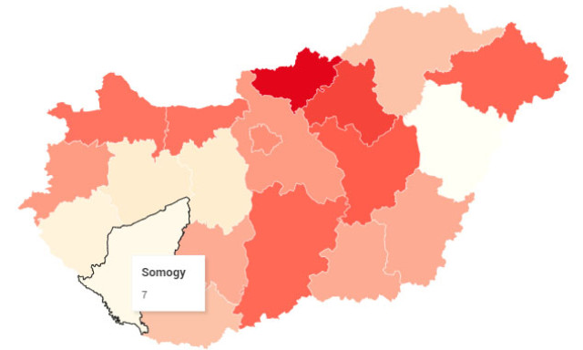 Tal&aacute;ltunk egy statisztik&aacute;t, amiben Somogy nem az utols&oacute;k k&ouml;z&ouml;tt szerepel!