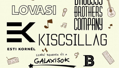 A Bagossy Brothers, a Kiscsillag &eacute;s Lovasi is fell&eacute;p az idei FALU Fesztiv&aacute;lon