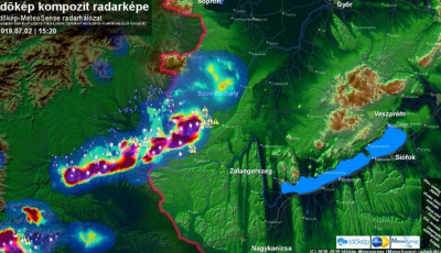 Azta! - Tegnap Balaton alak&uacute; felhő rajzol&oacute;dott ki nyugaton