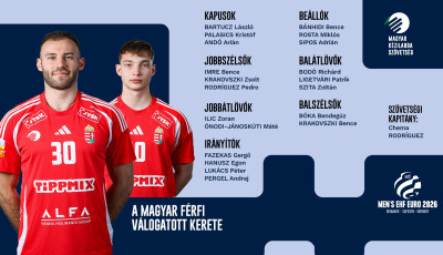 &Iacute;me a f&eacute;rfi k&eacute;zilabda v&aacute;logatott keret a janu&aacute;ri EB-re