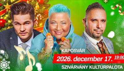Kar&aacute;csonyi Dallamok Kaposv&aacute;ron &ndash; Falusi Mariann, Ver&eacute;b Tam&aacute;s &eacute;s Weisz Viktor a Sziv&aacute;rv&aacute;nyban