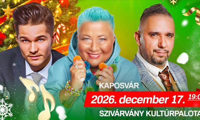 Kar&aacute;csonyi Dallamok Kaposv&aacute;ron &ndash; Falusi Mariann, Ver&eacute;b Tam&aacute;s &eacute;s Weisz Viktor a Sziv&aacute;rv&aacute;nyban
