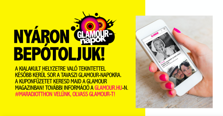 Lemondták az áprilisi Glamour napokat