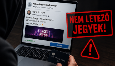 K&ouml;z&ouml;ss&eacute;gi csoportokban &aacute;rulta a nem l&eacute;tező jegyeket