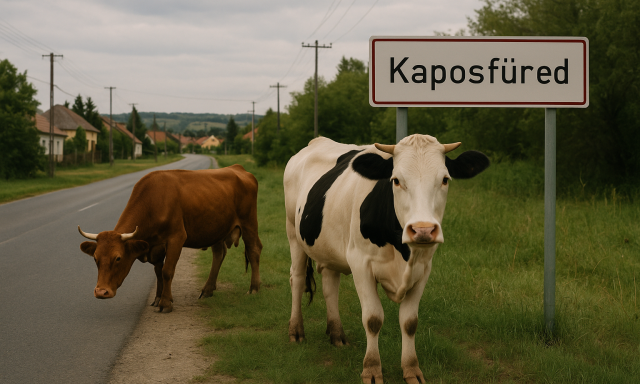 Elk&oacute;borolt szarvasmarh&aacute;kat kerestek h&eacute;tv&eacute;g&eacute;n Kaposf&uuml;red k&ouml;rny&eacute;k&eacute;n