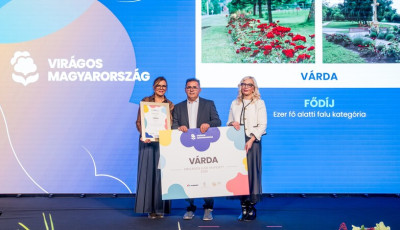 Vir&aacute;gos Magyarorsz&aacute;g 2025 - V&aacute;rda nyert az 1000 fő alatti falu kateg&oacute;ri&aacute;ban