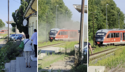 Mutatjuk mi&eacute;rt siklott ki a vonat szerd&aacute;n Lengyelt&oacute;tin&aacute;l