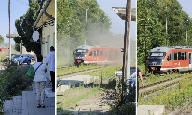 Mutatjuk mi&eacute;rt siklott ki a vonat szerd&aacute;n Lengyelt&oacute;tin&aacute;l