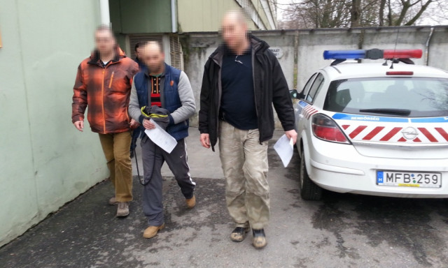 Kadark&uacute;tra ment bet&ouml;rni a nagybajomi brig&aacute;d - akci&oacute; k&ouml;zben kapt&aacute;k el őket