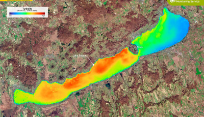 &Iacute;gy rajzol&oacute;dik ki az űrből a Balaton tisztas&aacute;ga