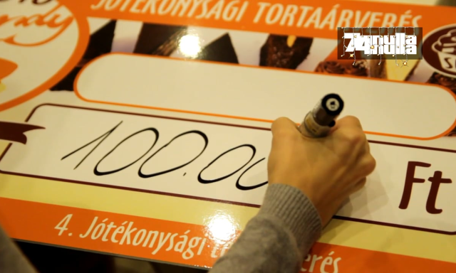 Közel 1 milláért keltek el a torták a Slendy árverésén