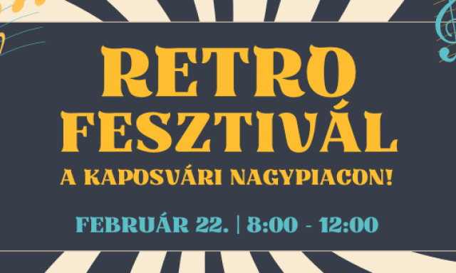 Retro Fesztiv&aacute;l a Kaposv&aacute;ri Nagypiacon