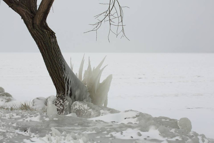 Nincs szebb most a Balatonnál! - Nagy jeges part fotó válogatás