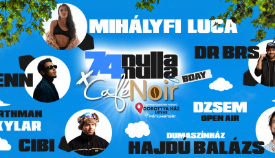74nullanulla x Caf&eacute; Noir Dupla Sz&uuml;linap