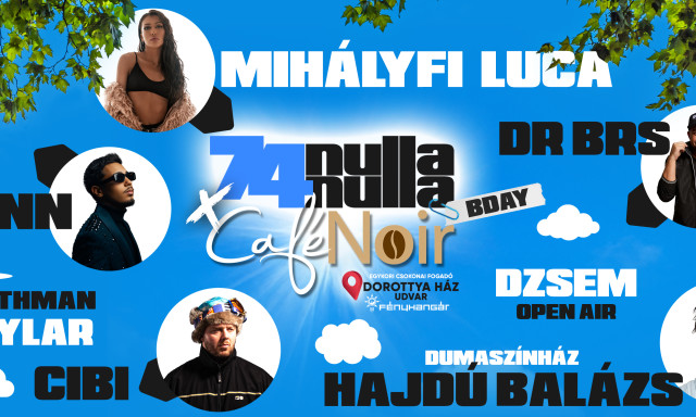 74nullanulla x Caf&eacute; Noir Dupla Sz&uuml;linap