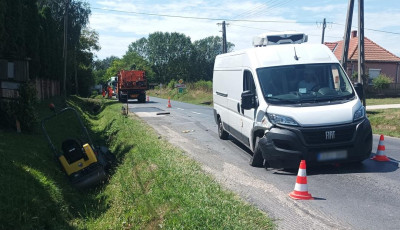 Kisteheraut&oacute; hajtott a munkater&uuml;letre - &Aacute;rokba kellett ugrani a Magyar K&ouml;z&uacute;t munkat&aacute;rsainak Mesztegnyőn