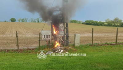 Vill&aacute;m csapott egy transzform&aacute;torba Felsőmocsol&aacute;don
