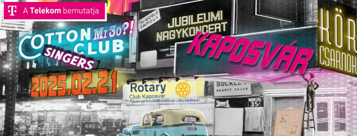 Nyerj páros VIP jegyet a Cotton Club Singers kaposvári koncertjére!