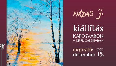 N&aacute;das ki&aacute;ll&iacute;t&aacute;s ny&iacute;lik decemberben a Rippl Gal&eacute;ri&aacute;ban