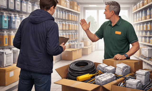 &Aacute;lk&eacute;pviselők&eacute;nt csalt ki 1 milli&oacute; forint &eacute;rt&eacute;kű villanyszerel&eacute;si term&eacute;ket egy nagyat&aacute;di &uuml;zletben