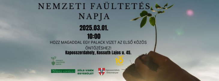 Nemzeti Faültetés Napja Kaposszerdahelyen