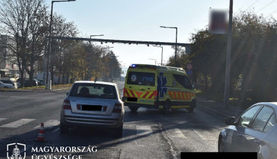 Zebr&aacute;n g&aacute;zolt gyalogost a kaposv&aacute;ri sofőr