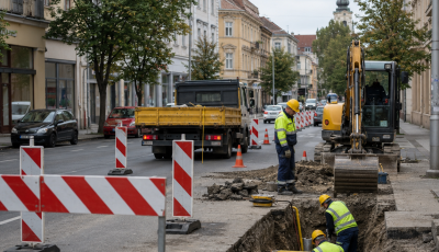 Ideiglenes forgalomkorl&aacute;toz&aacute;s &eacute;s g&aacute;zsz&uuml;net lesz Kaposv&aacute;ron - ezek az utc&aacute;k &eacute;rintettek