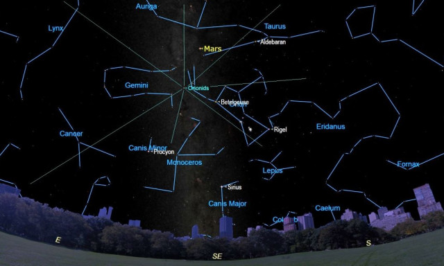 A napokban &eacute;ri el maximum&aacute;t az Orionid&aacute;k, az &eacute;v egyik legszebb meteorhull&aacute;sa