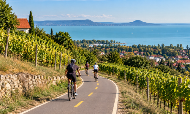 &Uacute;j ker&eacute;kp&aacute;r&uacute;t k&ouml;ti &ouml;ssze a balatonbogl&aacute;ri szőlőhegyet a Balaton-parttal