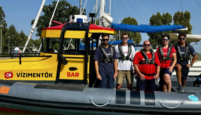 Sikeresen &eacute;lesztettek &uacute;jra a v&iacute;zimentők egy v&iacute;zbefulladt f&eacute;rfit