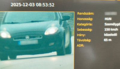 50 helyett 150-el z&uacute;zott egy Fiat, f&eacute;l mill&aacute;s b&uuml;ntit &eacute;rt