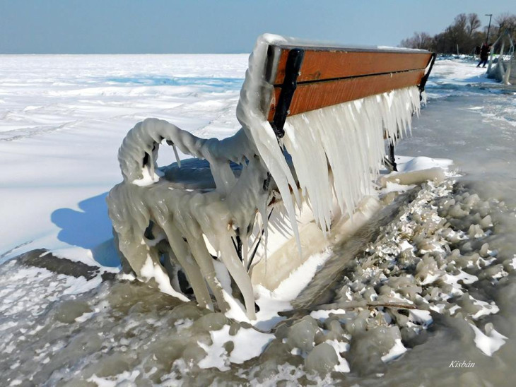 Nincs szebb most a Balatonnál! - Nagy jeges part fotó válogatás