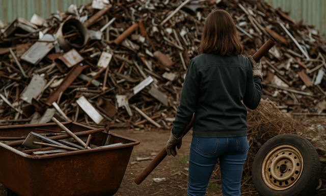 &Eacute;vekig gyűjt&ouml;tte enged&eacute;ly n&eacute;lk&uuml;l a f&eacute;mhullad&eacute;kot a kaposv&aacute;ri nő, t&ouml;bb t&iacute;zmilli&oacute; forintot keresett vele